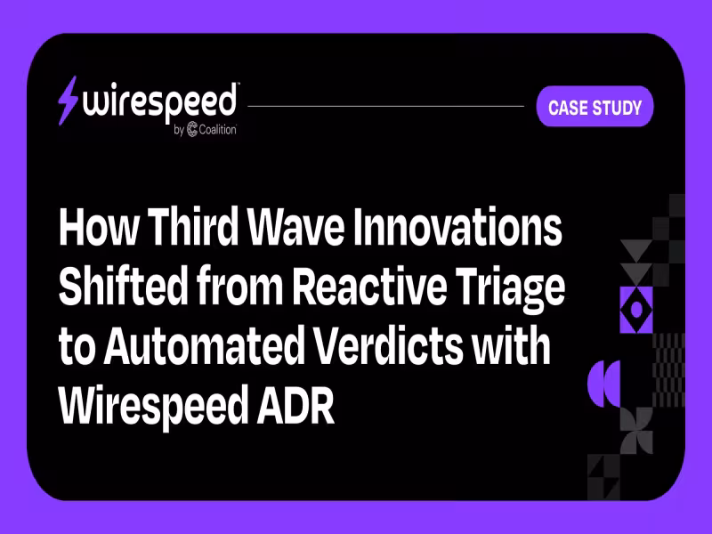 Third Wave Innovations Drops Level 1 Triage With Wirespeed ADR
