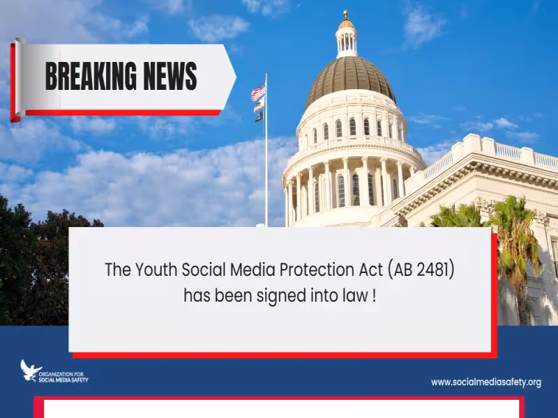 California Forces Social Platforms to Act on Verified Child-Risk Reports