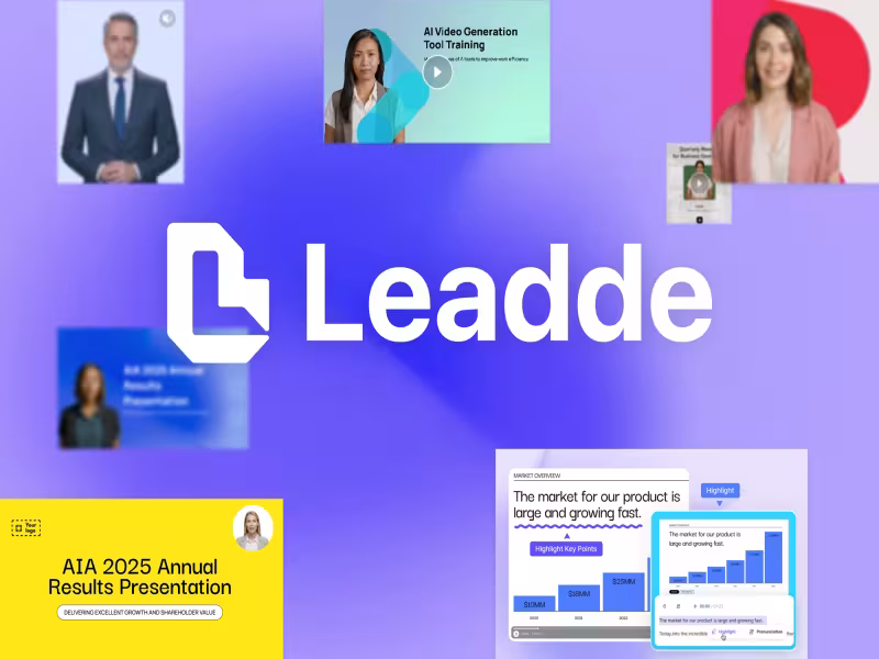 Leadde AI Cuts Education Video Production Time by Up to 80%